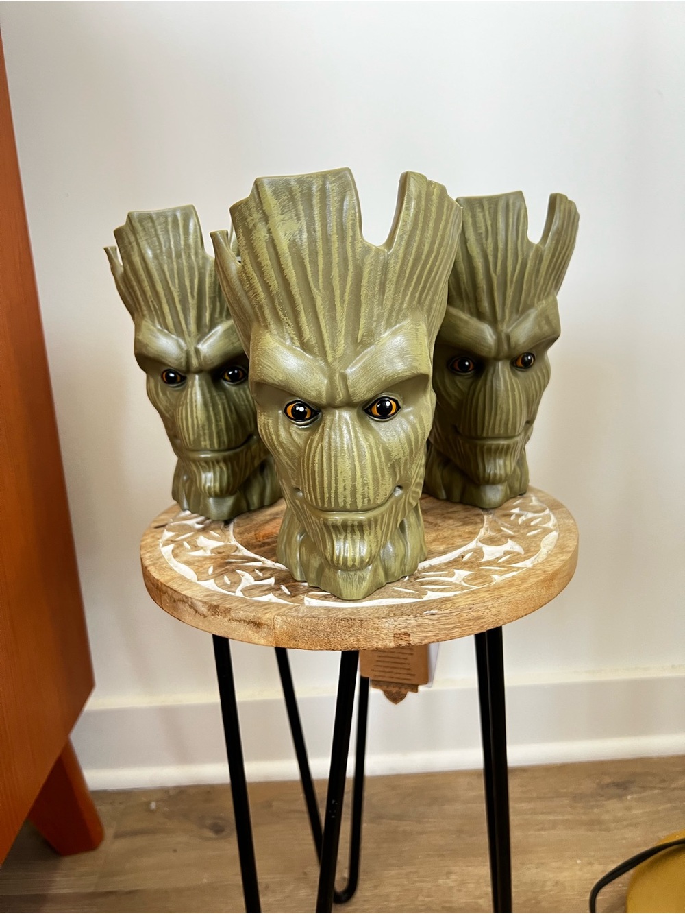 New in package Lot of 3 Groot Tree-Style Planter - Green